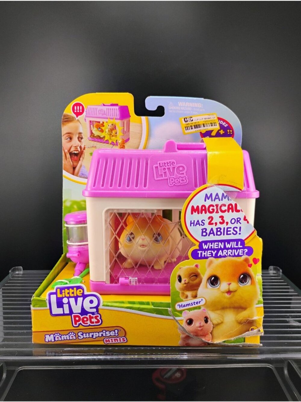 Little Live Pets Mama Surprise Mini Hamster Playset